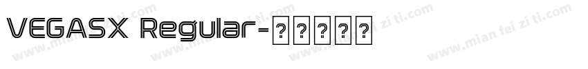 VEGASX Regular字体转换